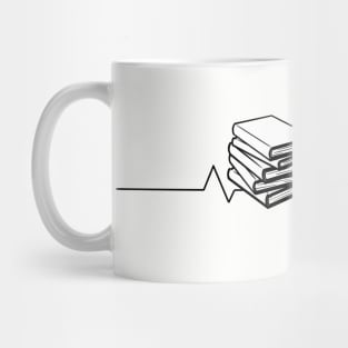 I love books, heartbeat gifts Mug